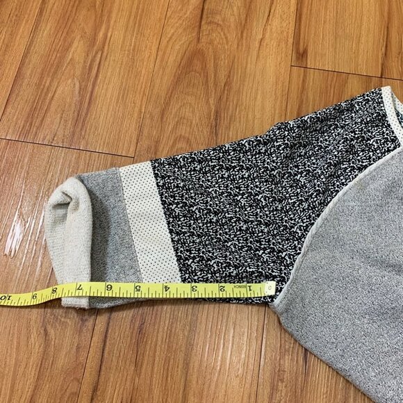 Maison Scotch Grey Short Sleeve Sweater Mini Dress - Picture 13 of 15